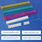 4pcs Mahjong Pusher Rack Clear Multicolor Mahjong Pusher Racks Acrylic Storage Organizer Board Game Accessories Mahjong Supplies
