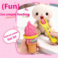 New 8PCS/Set Simulation Food Feeding Toys with Storage Box - Sweet Rice Ball Pudding Feeding Toy Kids Role Play Early Education