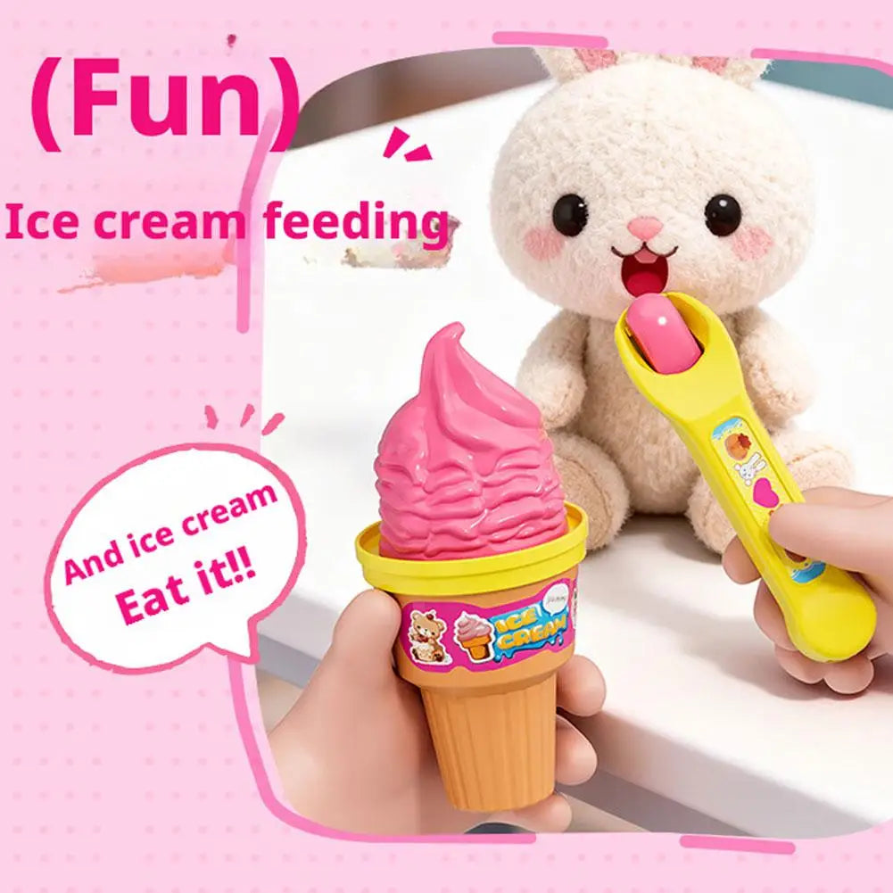New 8PCS/Set Simulation Food Feeding Toys with Storage Box - Sweet Rice Ball Pudding Feeding Toy Kids Role Play Early Education
