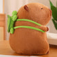 Cute Capybara Plush Toy Stuffed Animals Capibara with Turtle Backpack Kapibala Soft Doll Toys Birthday Christmas Gift