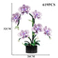 Creative Orchid Cymbidium Eternal Flowers Potted Plant Building Blocks Simulation Phalaenopsis DIY Bricks Toys Valentine's Gift