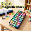 Digital and Alphabetic Block Magnetic Building Blocks Jigsaw Puzzle Early Education Children's Educational Toy Tabletop Game Bab