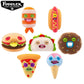 Original Fuggler Ugly Teeth Monster Plush Toys Kawaii Fugglers Fuggalicious Series Hamburger Hot Dog Doughnut Peluche Dolls Gift
