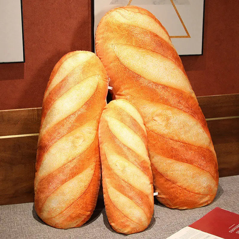 1pc 20~100cm French Bread Plush Pillow Stuffed Printing Images Food Plushie Peluche Party Prop Decor Sleeping Companion Man Gift
