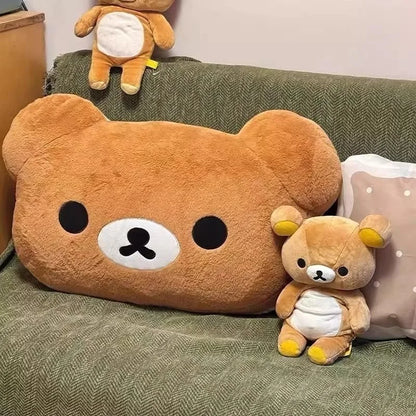 40/60cm Hot Kawaii Rilakkuma Plush Warm Hand Pillow Cartoon Bear Peluche Stuffed Toys Soft Cushion Girls Birthday Gifts