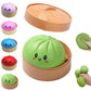 Giant Size Steamed Bun Squeeze Toy Glitter Simulated Food Dumpling Squishy for Office Desk Decor Fun Birthday Party Favors