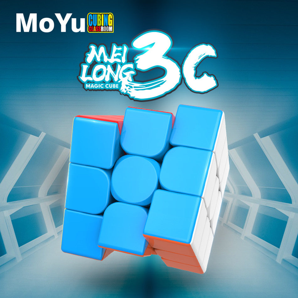 [ECube] Moyu Cubing Classroom Meilong 3/3C 3x3 Magic Stickerless 3 Layers Speed Magic Cube Professional Puzzle Toys for Children