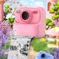 Kids Instant Print Camera Color Auto Photo Output  Cartoon Portable Design Perfect Parent Child Birthday Gift