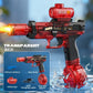 Full Auto Electric Water Gun Toy with Flashing Light Rapid-Fire Motorized Blaster for Summer Outdoor Fun & Kids Play Game