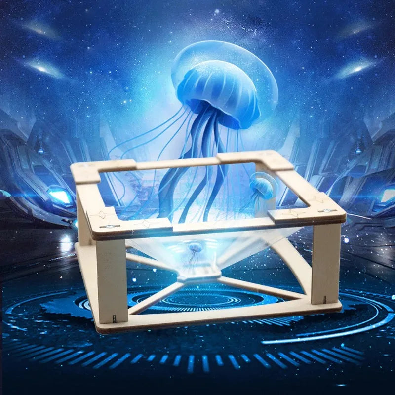 Handmade 3D Holographic Pro Jection DIY Models & Building Toy Science &Education Model Toy for Children Gift Toy Extend DIY