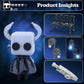 370PCS Hollowed Knight Building Blocks Ghost Set Street Lighting Model Bricks Desktop Ornaments Kids Educational DIY Toys Gifts