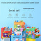 New 3D Visual Tail Cloth Book Baby Tear Resistant Biteable Cognitive Tool Interactive Parent-Child Fun Toddlers Enlighten Toys