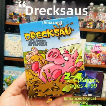Cartoon Board Game Chicken Piou Piou Multicolor Card Game Drecksau Black Sheep Card-Based Party Game For 5-8 year old kids