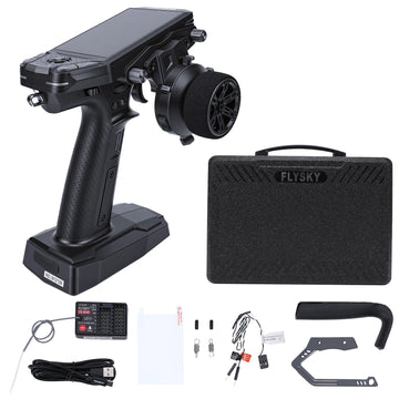 NEW RC Transmitter with Receiver Black 3.5 Inch Color Display 2.4G 11 Channel RC Transmitter with Dual Antennaes for RC Car Boat