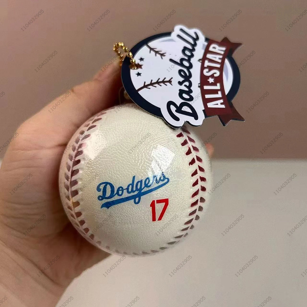 Baseball Slow Rising Squishy Toy Dodgers Baseball Team Fans ASMR Anti Stress Fidget Toys for Teens & Adults Bag Charm Boys Gifts