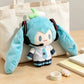 15cm Kawaii Hatsune Miku Plush Toy Doll Anime Cartoon Plushie Keychain Mini Backpack Pendant Collectible Birthday Holiday Gift