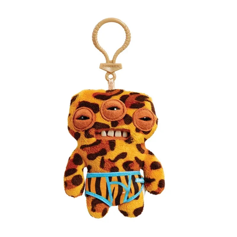 Fuggler Funny Ugly Monster Plush Toys Keychain Monster Rabbits Cute Stuffed Fugg Kawaii Peluche Dolls Pendants Gifts Kid 12CM