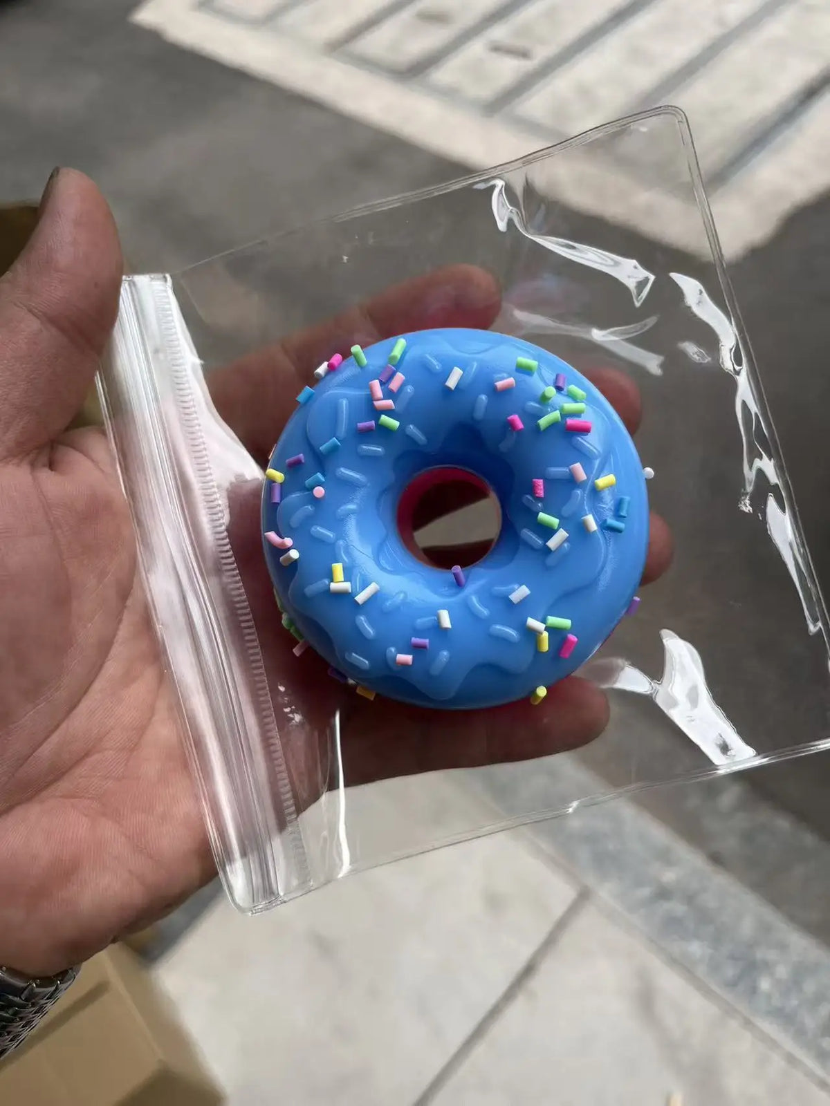 In Stock Needoh Donut TPR Squishy Fidget Toy Soft Squeeze Stress Relief Sensory Toy Adult Collectible Gift Surprise Toy