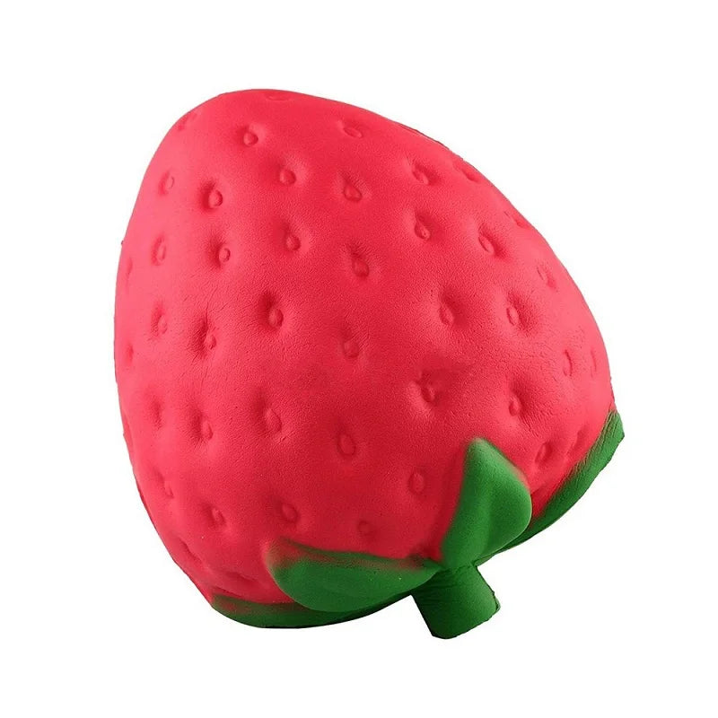Super Jumbo Strawberry Squishi Cream Scented Slow Rising Stress Reliever Toy for Kids And Grownups 11.5x9cm Squeeze Squishy Toy