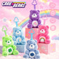 Care Bears Sitting Plush Keychain 12cm Cute Bag Pendant Kawaii Stuffed Toy Car Charm Squishy Soft Doll Decor Ideal Holiday Gift