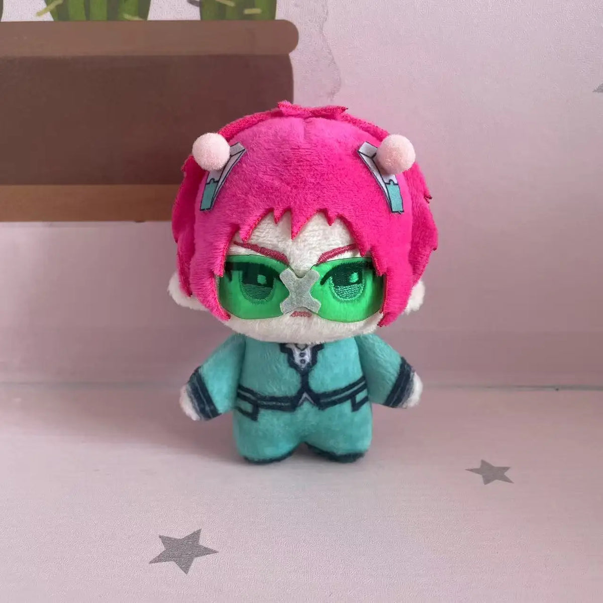 Mini Plush Doll Pendant 10cm The Disastrous Life of Saiki K Toy Saiki Kusuo Cosplay Cute Soft Stuffed Gift