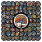50/108Pcs Kawaii Pokemon Stickers Cute Pikachu Eevee Cartoon Decals for Laptop Phone Scrapbook Waterproof Kids Toy