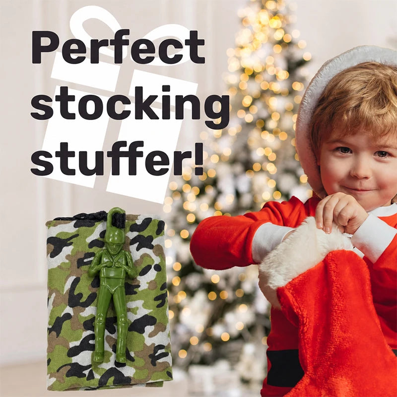 Army Parachute Toys for Kids,Tangle Free Outdoor Flying Parachute Men, Best Small Outside Toys Christmas Stocking Stuffers Gifts