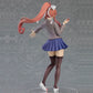 18cm Beautiful Girl  Literature Club Figurine Decoration Monica School Uniform Standing Pose Anime Model Decora Birthday Gift