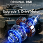 TONGLI Large RC Battle Tank Tracked Off-Road Vehicle, Rechargeable Battery, Multi-Channel Control, Turret Rotation & Elevation, Realistic Sound & Light Effects, All-Terrain Driving, Battle Interaction, Indoor & Outdoor Use, G