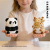 Mini Cartoon Panda Capybara Plush Toy Cute Stuffed Animal Chick Plushies Anime Pig Kitten Doll Soft Kids Toy for Girls Gift Deco