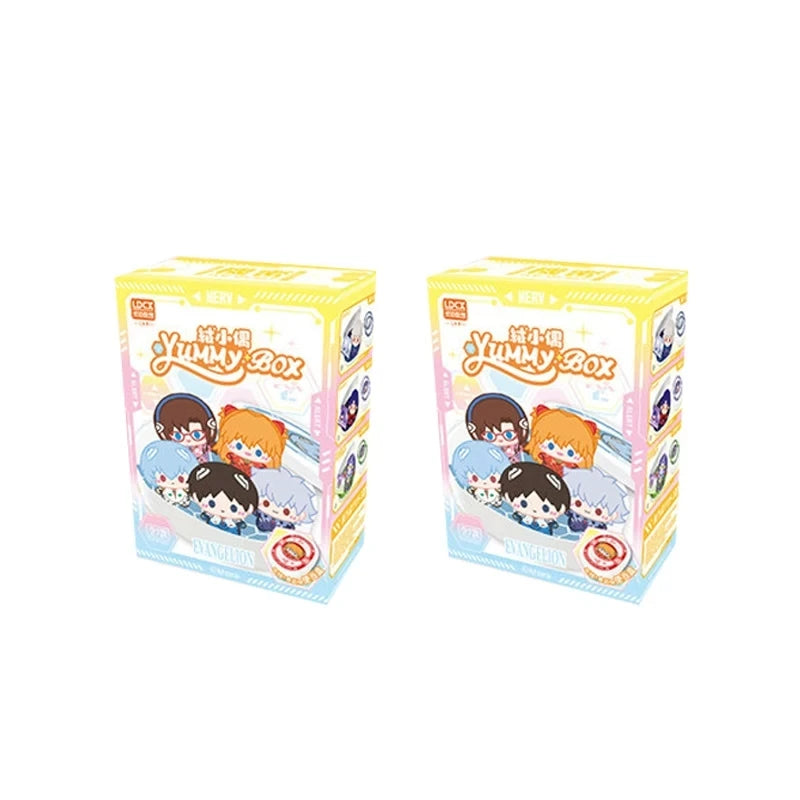 In Stock Genuine LDCX EVANGELION EVA Doll Yummybox Plush Blind Box Lunch Box Bento Box Ikari Shinji Anime Peripheral Toys Gifts