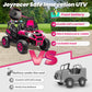 24V XL 2 Seater Ride on Toys Car for Girls, 2WD/4WD Switchable Off-Road UTV W/Long-Endurance Battery Power, 3-Speed Remote Contr