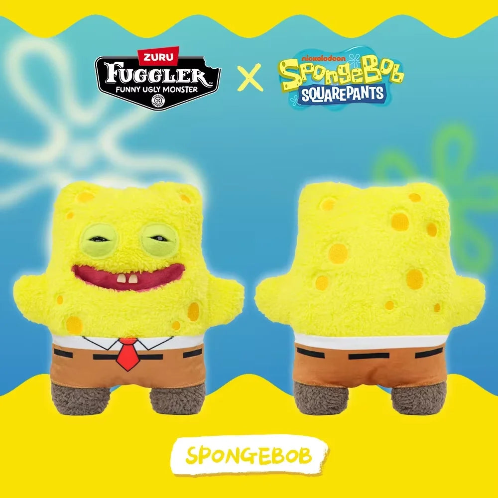 Original Fuggler Ugly Monster Tooth Spongebob Squarepants Plush Toys Stuffed Anime Gift Ugly Monster Plushies 22cm Decor Dolls