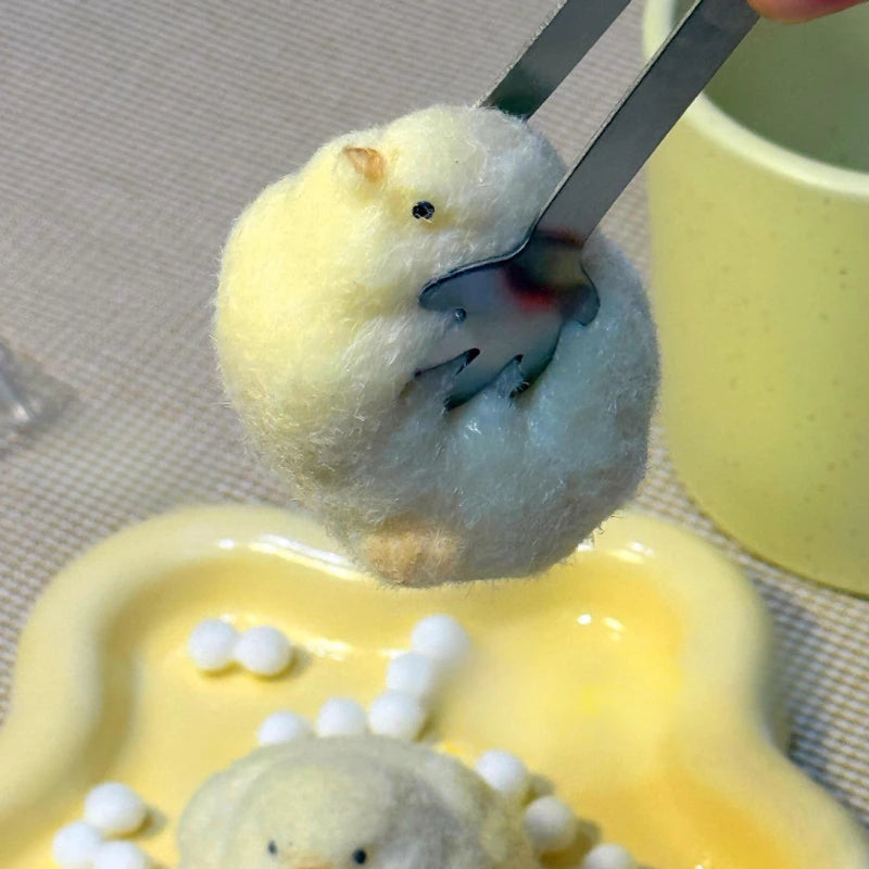 Cute Squishy Yellow Chick Fidget Toy Lovely Hen Soft Squeeze Toys Cute Fast Rebound Decompression Toy Birthday Anti-stress Gift