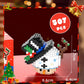 HUIQIBAO Children Mini Christmas Tree Santa Claus Model Micro Bricks Building Block DIY Snowman Elk Bricks Toys for Adult Gift