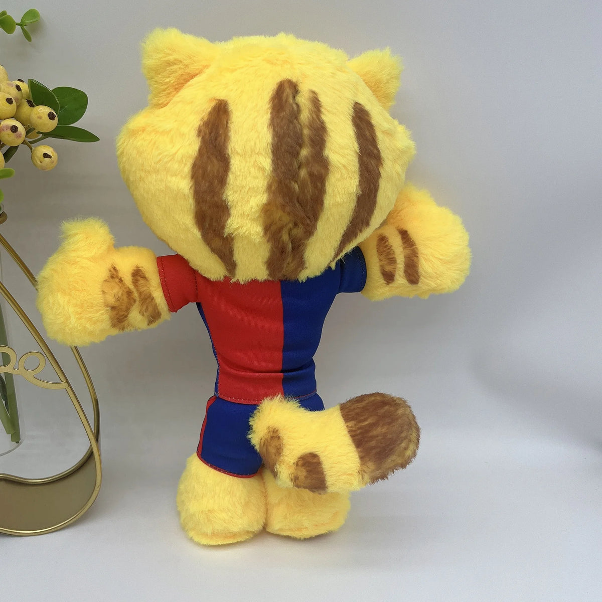 HOT Mascot of Barcelona Football Plush Doll Cat Plushies Collection Souvenir Stuffed Toys Kids Child Boys Girls Birthday Gifts