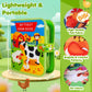 Busy Book for Toddlers, Montessori Toys for Boy Girl, Farm Animal Busy Board Educational Learning Quiet Toddler