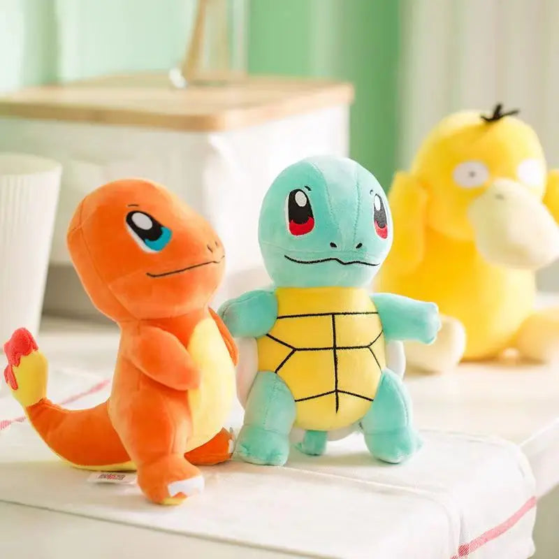 Anime Pokemon Plush Toys Charmander Bulbasaur Squirtle Pikachu Plush  Stuffed Animal Toy Pokemon Doll Gift