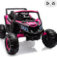 24V Kids Ride On UTV Car Toy w/Remote Control 2×200W Motor Electric Vehicle Spring Suspension & LED Lights Off-Road Toy