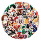 50Pcs My Hero Academia Stickers Set DIY Waterproof Decals for Skateboard Laptop Phone Luggage Notebook Fridge