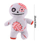 Halloween Double-headed Pumpkin Plush Toy Double Headed Skull Rabbit Horror Skull White Ghost Luminous Zombie Cat Halloween Gift