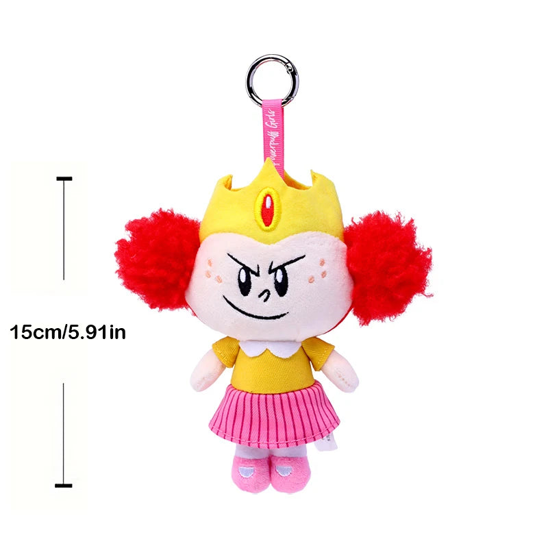 New 25cm Soft and Cuddly Stuffed Dolls of The Powerpuff Girls Movie Villains Princess Morbucks and Mojo Jojo