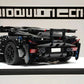 1:14 Black Sports Car Building Blocks Set 1000PCS+, Suitable for 14+, Educational Assembled Model, Home Decoration & Gift