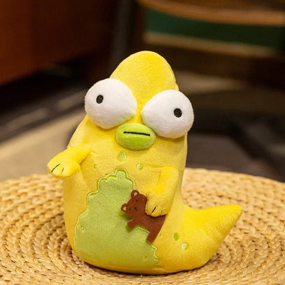 19cm Solar Opposites Yellow Monster Plush Toy Cute The Pupa Big Eyed Stuffed Anime Doll Soft Cuddly Plushie Birthday Gifts Fans