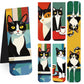 5pcs Simple And Fun Cat Paw Magnetic Bookmarks Reading Items Page Holder Stationery Office Supplies Book For Pages Books Readers