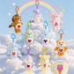 Care Bears Cousins Plush Keychain 15cm Cute Bear Pendant Bag Charm Soft Stuffed Toy Kawaii Accessory Birthday Gift Collectible