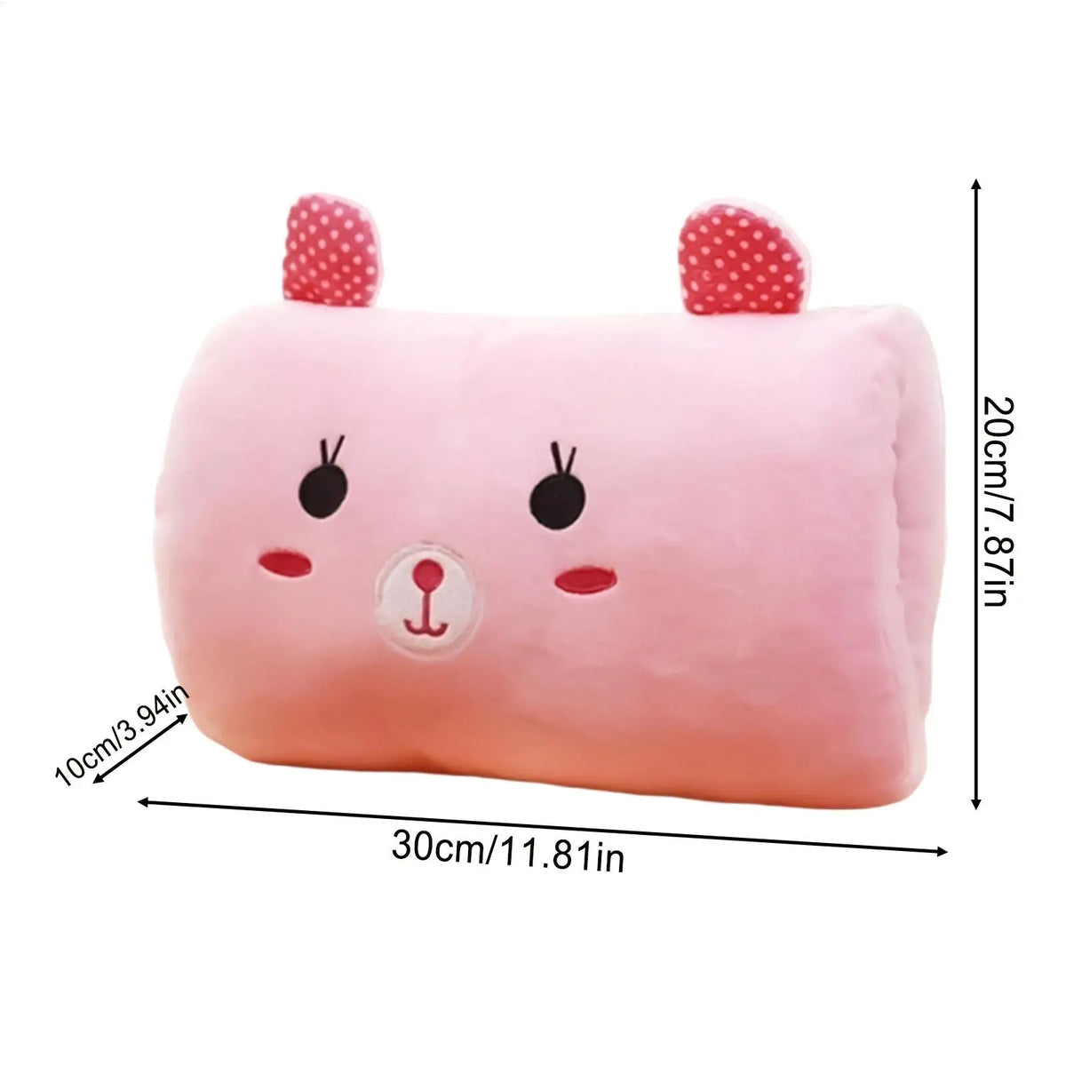 Plush Hand Warmer Plush Bunny Shape Hand Warmer Muff Arm Pillow for Kids Classroom Travel Napping Winter School Home Cold