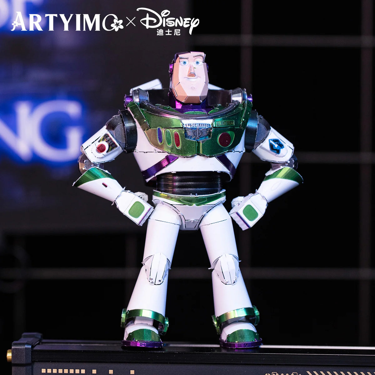 MU Buzz Lightyear 3D Metal Puzzle DIY Assembly Kit, Brain Teaser, Office Decor, Birthday Christmas Halloween Gift, Collectible