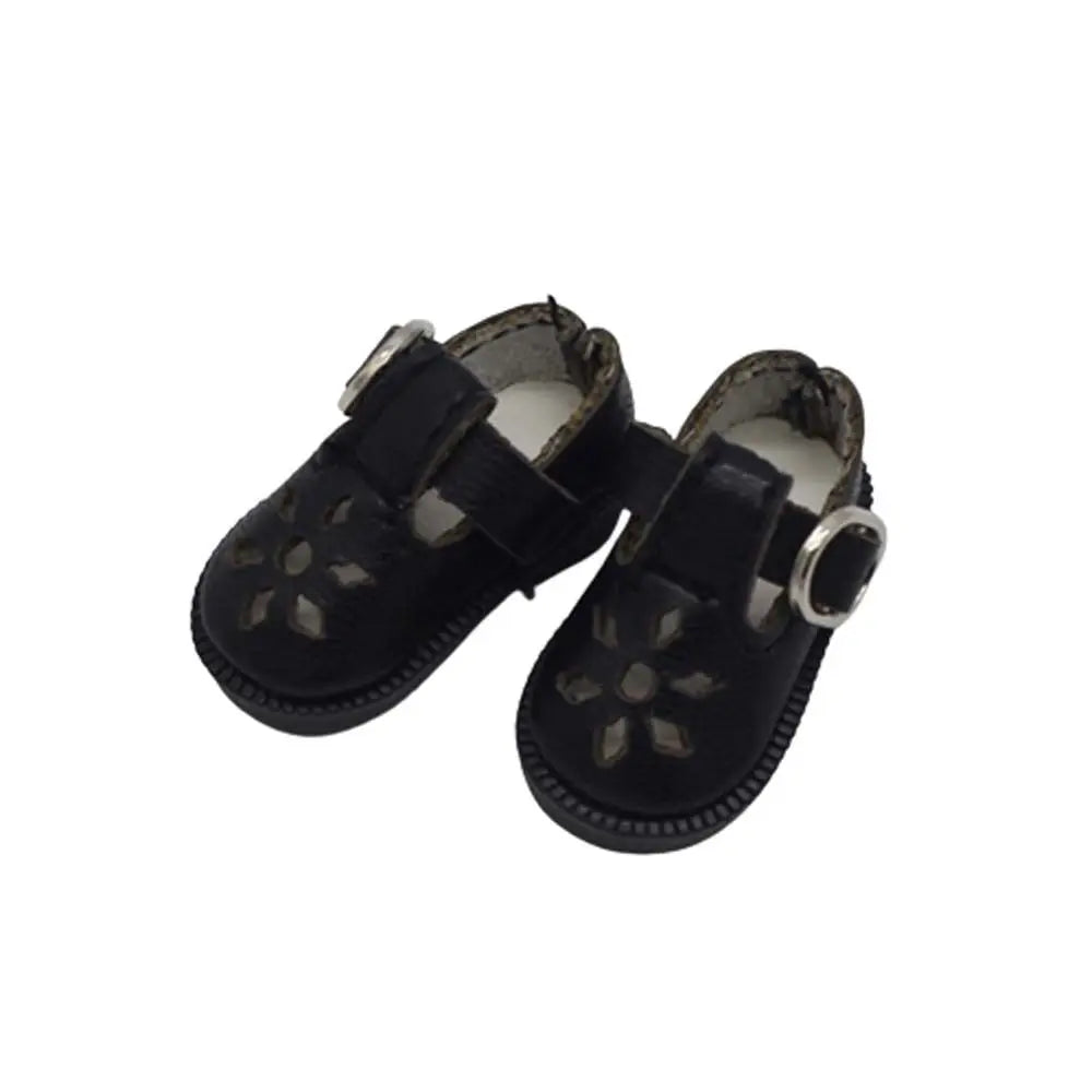 3.2cm Doll Shoes for Blythes Doll Toy,1/8 Mini Leather Dolls Shoes for Blyth Azone BJD,Casual Shoes Accessories