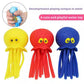 Baby Bath Toys Sponge Water Absorbing Octopus Squeezing Stress Relief Toys Summer Swimming Play Water Bath Toy for Children